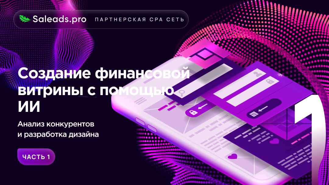 Создание финансовой витрины с помощью ИИ. Часть 1. Анализ конкурентов и разработка дизайна